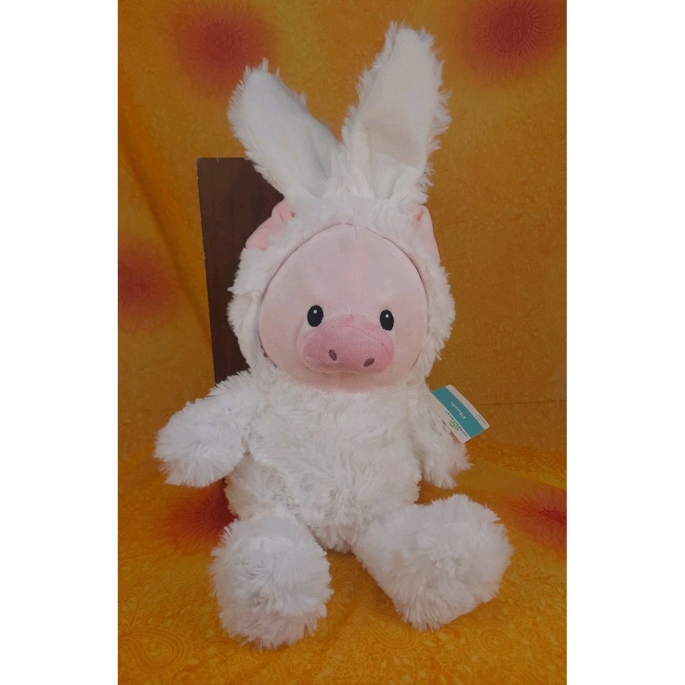 Way To Celebrate Baby Pig In Bunny Costume Plush 16" Tall 2025‎ NWT Easter